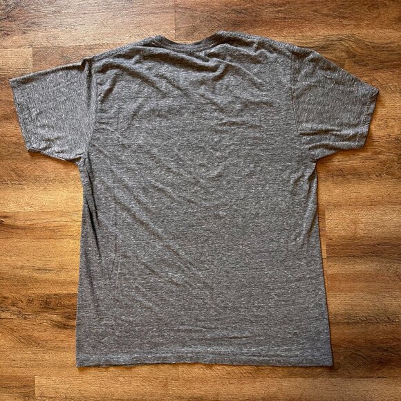 Bob Marley Zion Short Sleeve Large Gray Reggae Rasta Cotton Graphic T Shirt - Picture 2 of 5